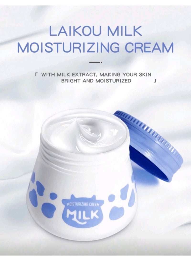 Laikou 7 Pieces Laikou Milk Skincare Set Moisturizing Skincare Gift Set, Nourishing And Repairing Skincare, Suitable For All Skin Types, Also A Thoughtful Gift - Image 3